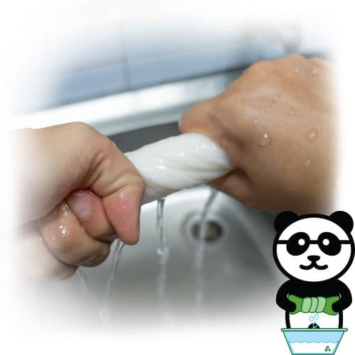 การล้างและบิดผ้า Dr.Pandy